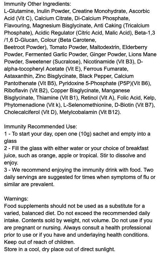Remedy Relief Immunity Tropical Sunrise 30 Sachets